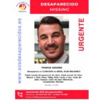 Thomas Grumer, desaparecido en Ibiza.