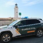 Vehículo de la Guardia Civil en Formentera.