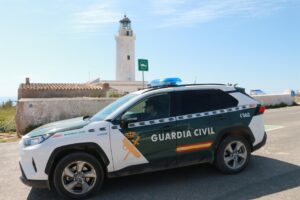 Vehículo de la Guardia Civil en Formentera.