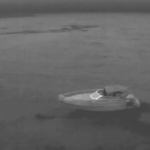 embarcación encallada en s'Illa des Bosc tomadas por el Servicio de Drones de la Policía Local de Sant Josep. Policía Local de Sant Josep. Instagram