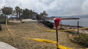 Trabajos para poner a punto la desaladora modular.