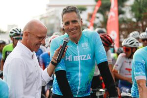 Miguel Indurain en la XX Vuelta Cicloturista a Ibiza