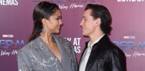 Tom Holland y Zendaya, en la presentación de 'Spider-Man: No Way Home' en Londres, el 2021