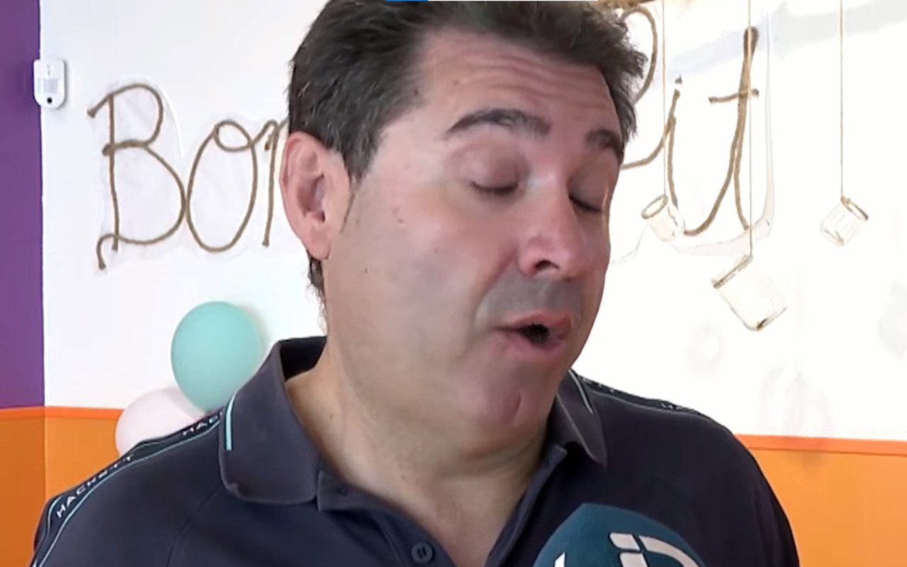 Alberto Peralta, copropietario de la escuela infantil víctima de un robo. Imagen IB3