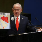 Benjamín Netanyahu en la Asamblea de la ONU