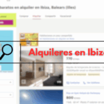 Búsqueda de alquileres en Ibiza
