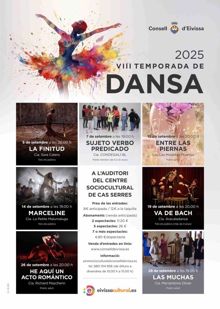 CARTEL DANZA SETEMBRE 2025