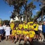 Foto de grupo de los voluntarios que han participado en Cala Tarida.