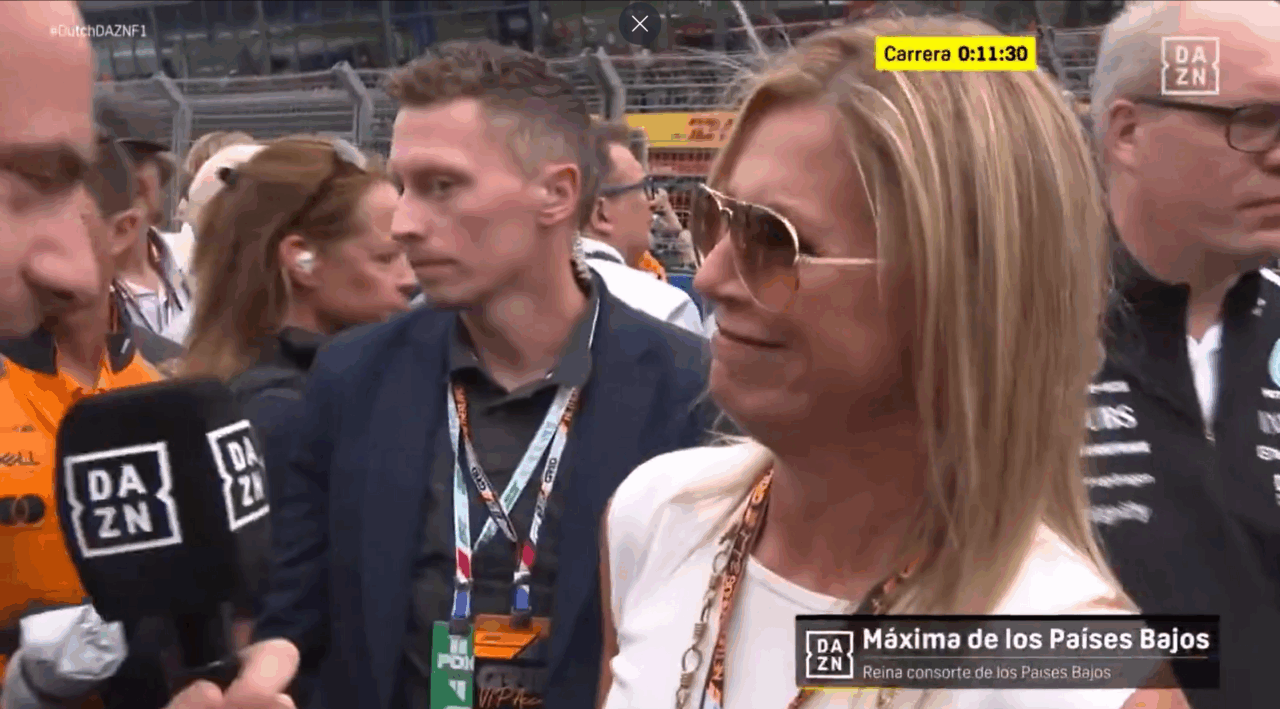 La reina Máxima de Holanda en DAZN