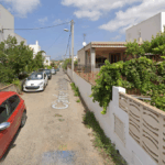 Imagen de la calle Santa María de Santa Eulària.
