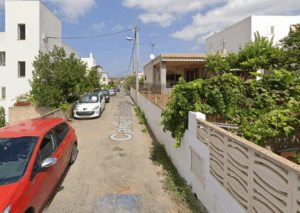 Imagen de la calle Santa Mar&iacute;a de Santa Eul&agrave;ria.