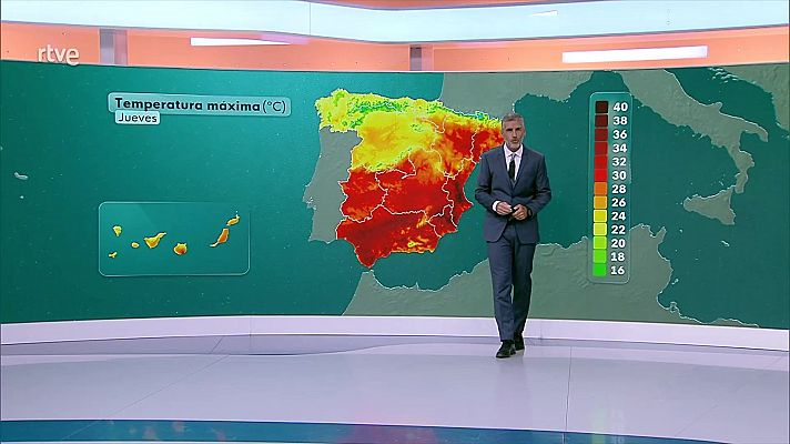 El estado del tiempo en Televisión Española.