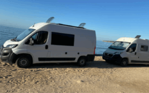 Furgonetas en Formentera.