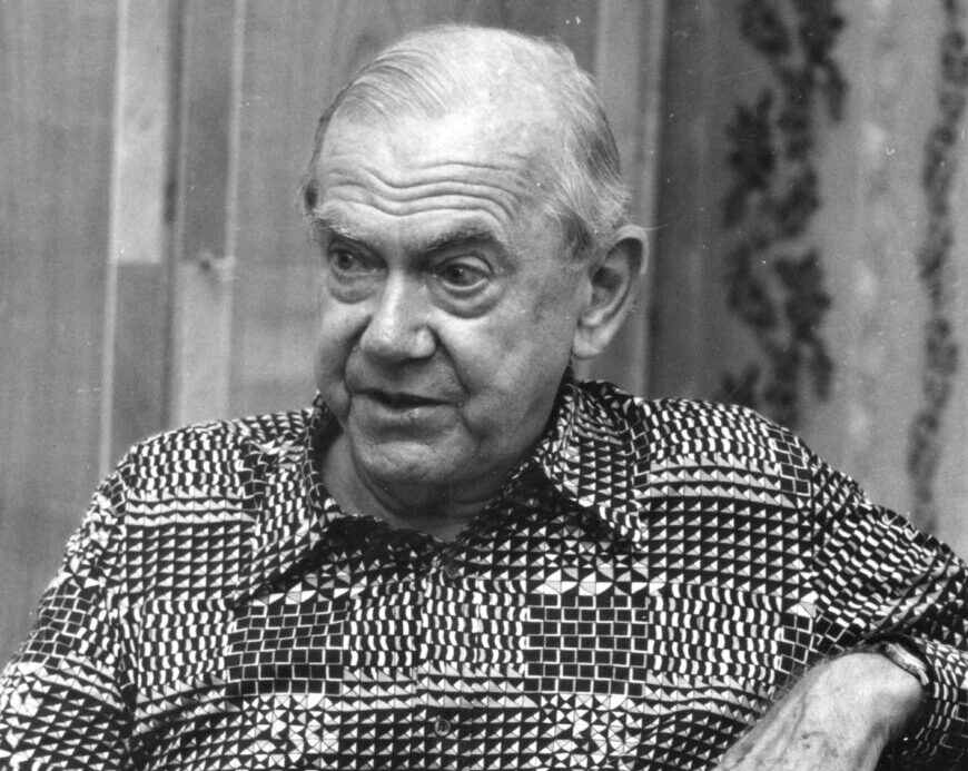 Graham Greene (FOTO: FORTEPAN / Magyar Hírek folyóirat)