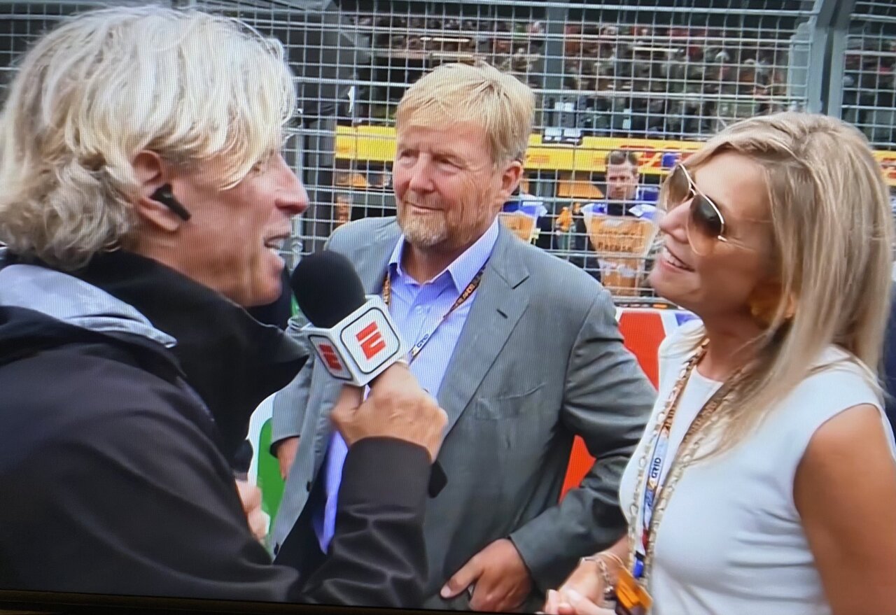 La reina Máxima de Holanda en la F1 La reina Máxima de Holanda en la F1
