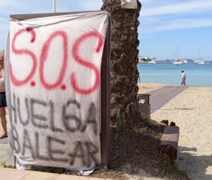 Huelga de socorristas en Ibiza1