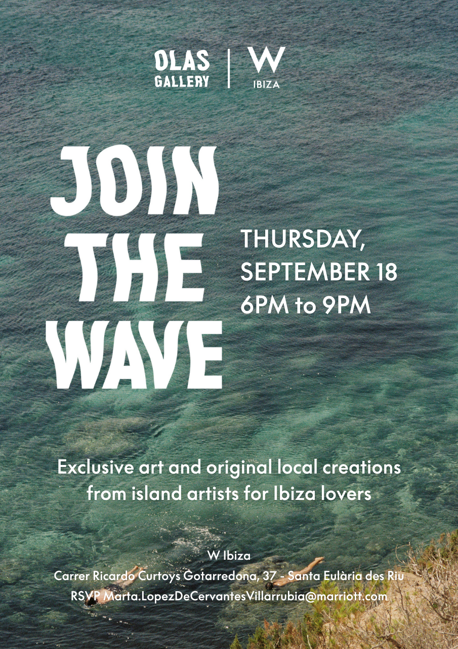 Invitación W Ibiza x Olas Gallery