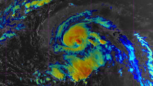 Los restos del Huracán Gabrielle se traducen en lluvias