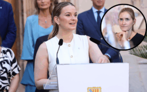 Marga Prohens y Sara Aagesen.