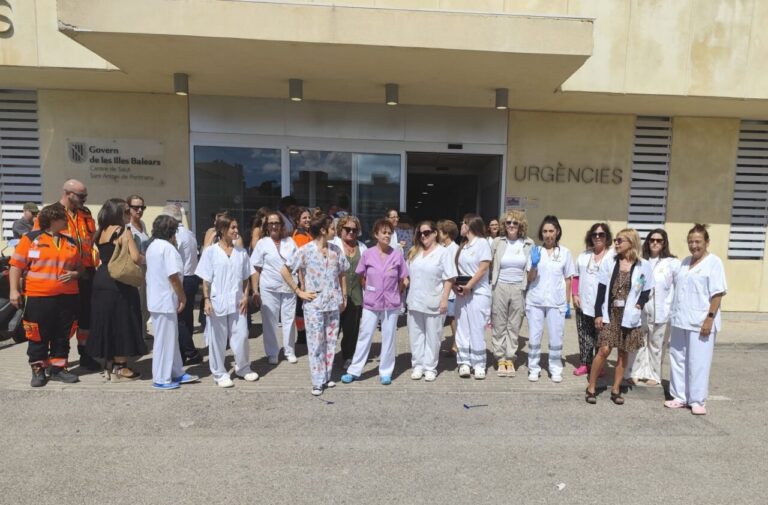 Médicos protestando