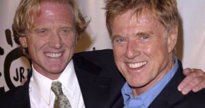 Robert Redford y su hijo Jamie