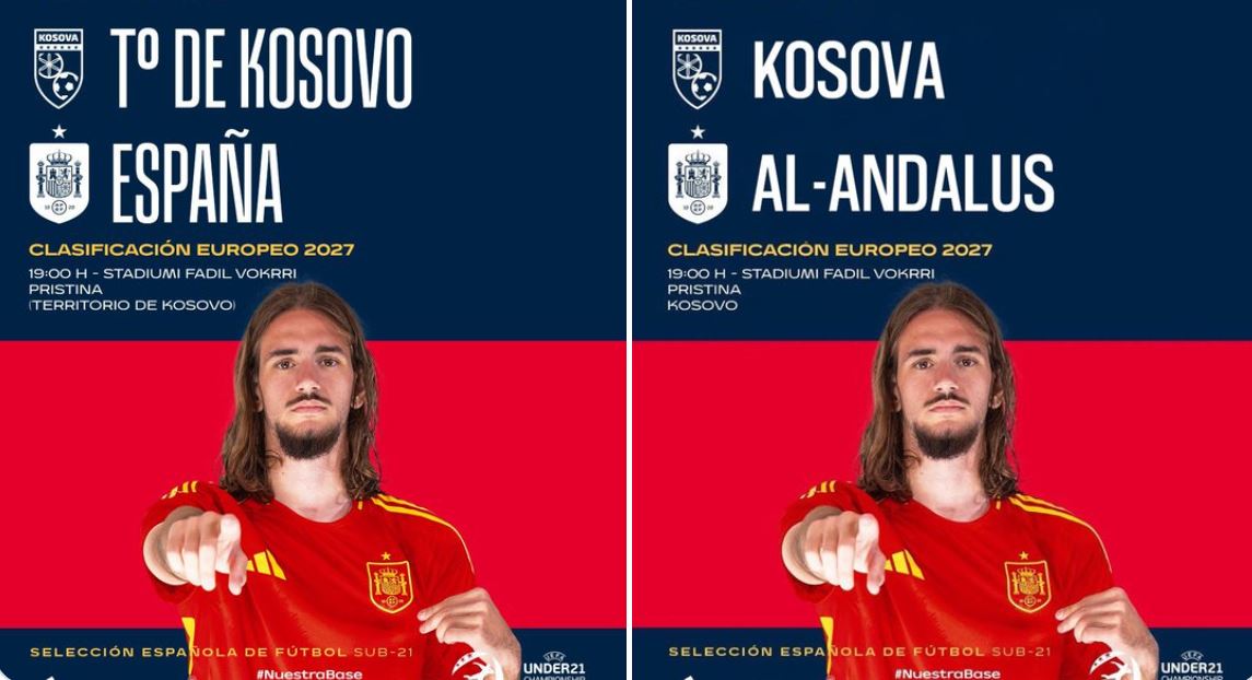 Territorio de Kosovo y Al Andalus, los polémicos nombres de las selecciones