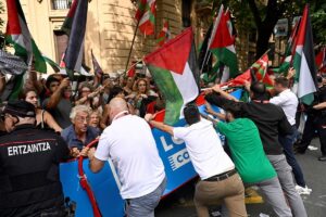 Incidentes en la etapa 11 de la Vuelta a España