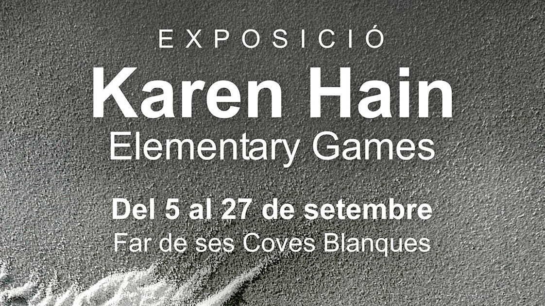 Exposición Elementary Games de Karen Hain en el Far de ses Coves Blanques