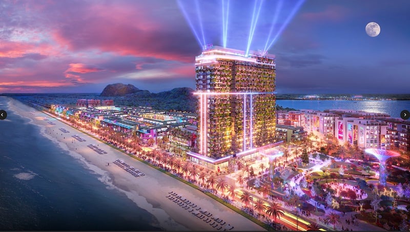 erspectiva del proyecto Flamingo Ibiza Hai Tien