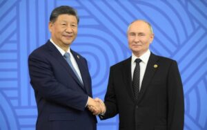 Los presidentes de China y Rusia, Xi Jinping y Vladimir Putin, respectivamente