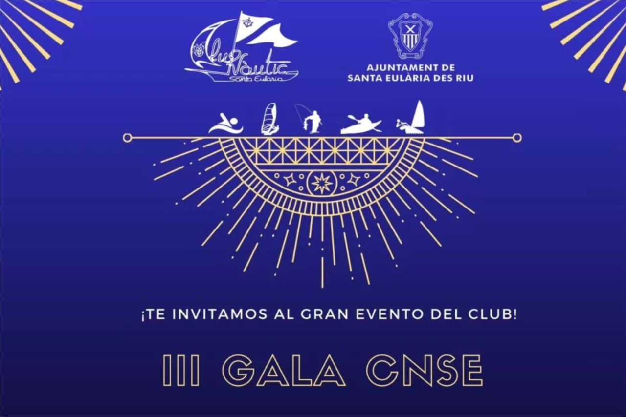 Cartel de la III Gala del Club Náutico Santa Eulalia 2025