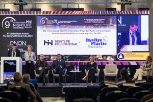 Imagen de una de las mesas redondas del 9&ordm; Congreso Internacional de Ocio Nocturno, celebrado en 2023 en Barcelona