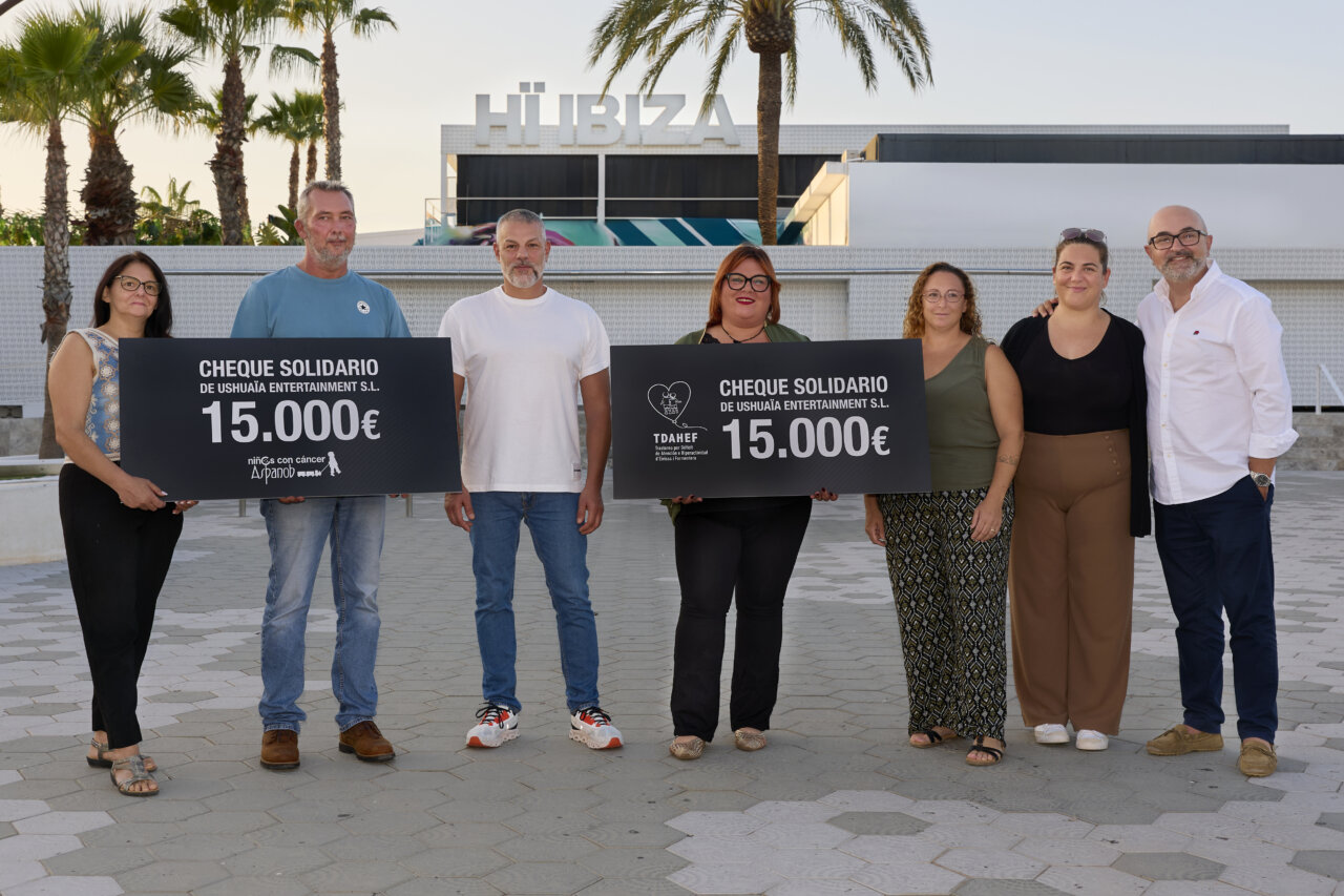 Ushuaïa Entertainment dona 30.000 € a TDAHEF y ASPANOB. Archivo