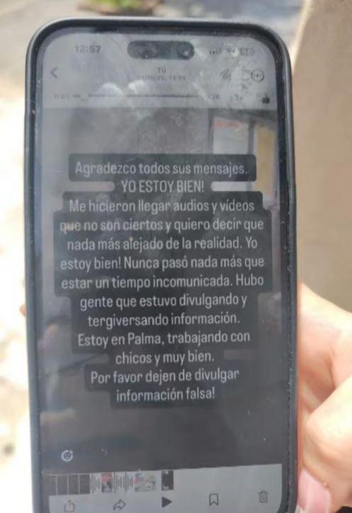 La presunta publicación de Paola Mariana Lens