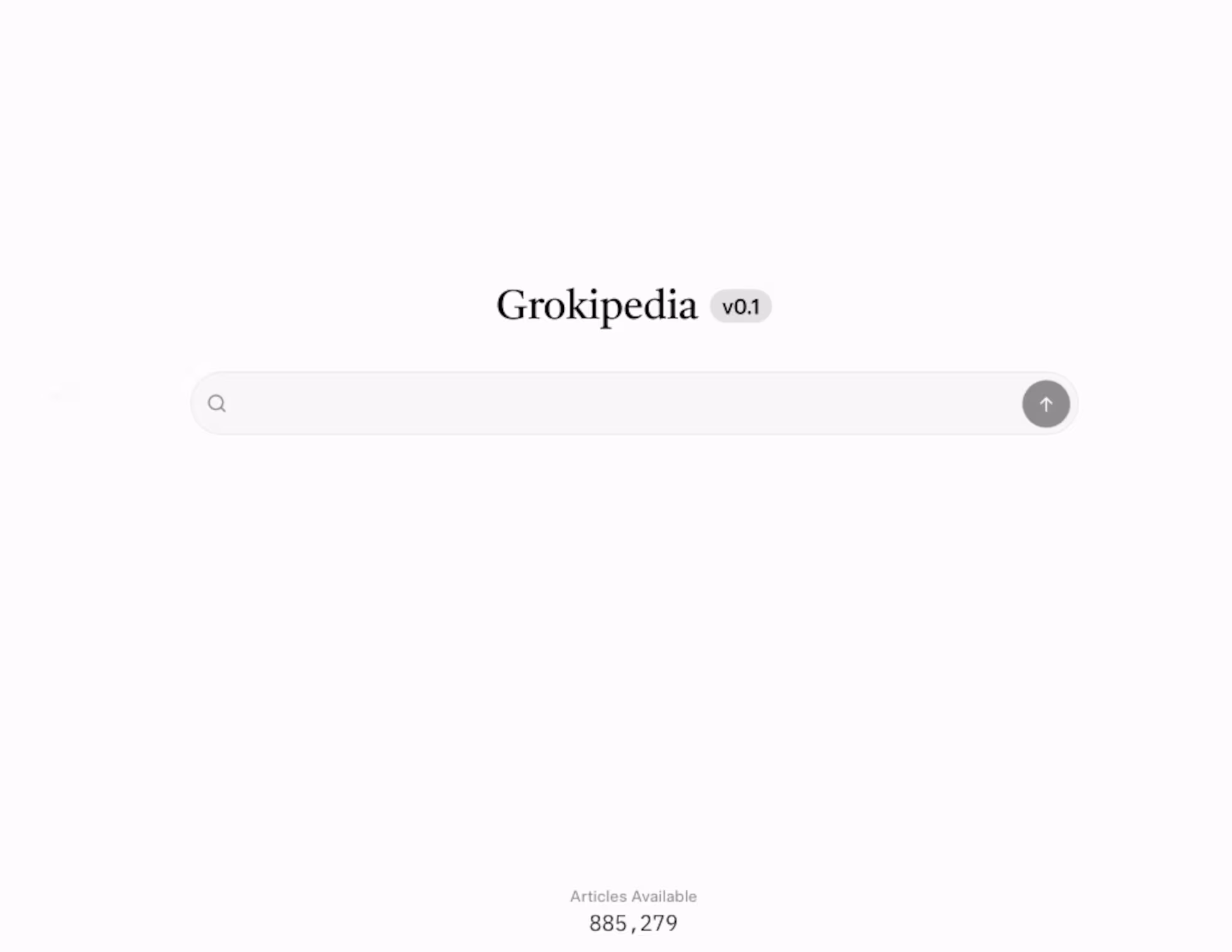 Interfaz de Grokipedia