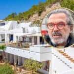 Vista de la mansión de Pepe Navarro en Ibiza tras la tormenta