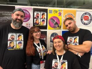 Creadores ibicencos de ‘Popaína Pódcast’. Archivo