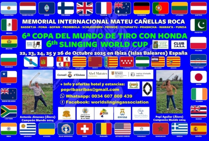 Poster de la Copa del Mundo de Tiro con Honda en Ibiza 2025