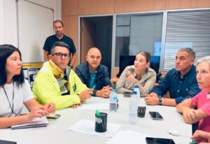 Reunión del comité de emergencias en Ibiza durante el temporal