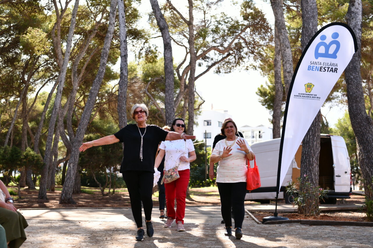 Celebración del Día Internacional de las Personas Mayores en Santa Eulària des Riu.