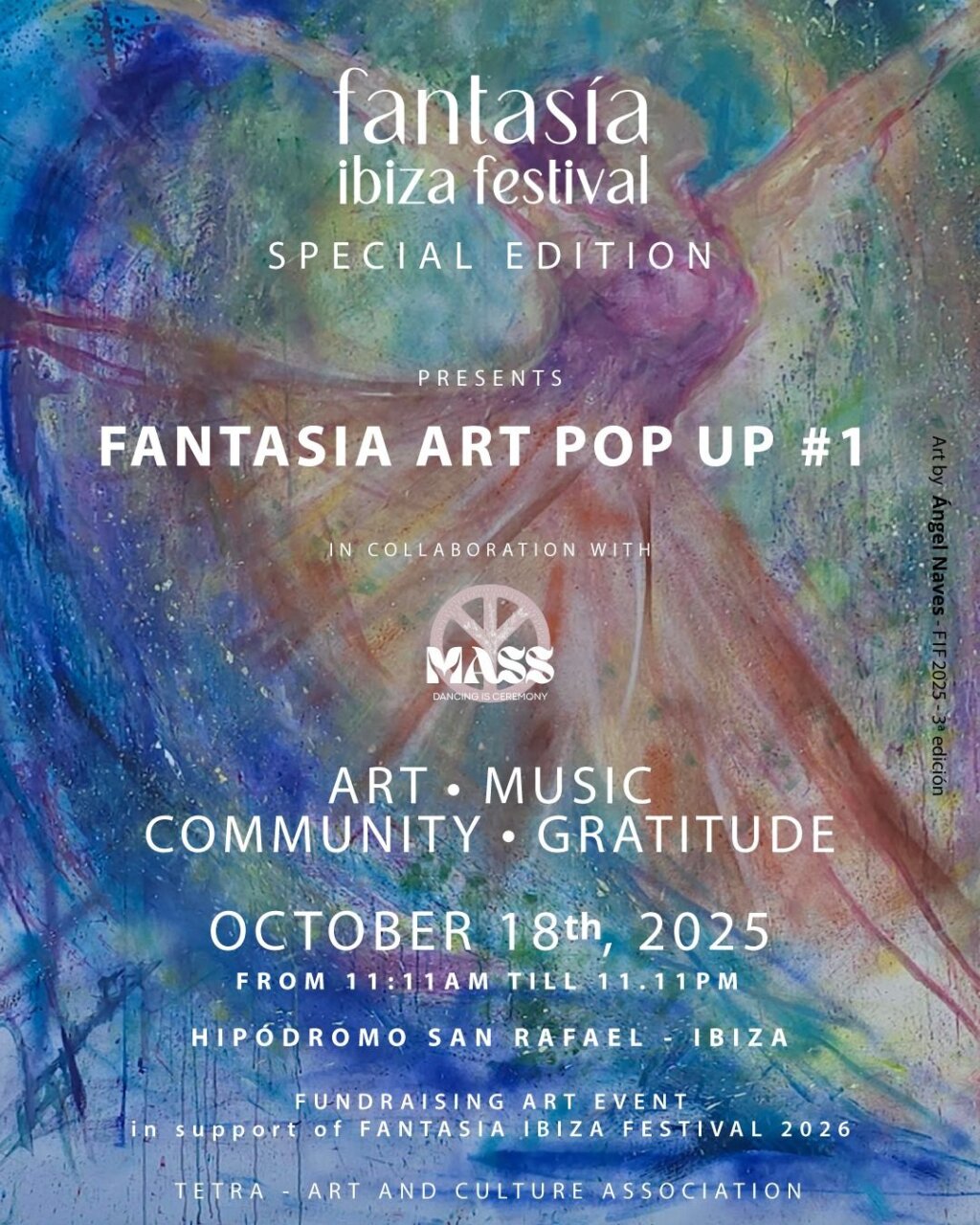 Cartel del evento Fantasia Art Pop Up #1 en Ibiza