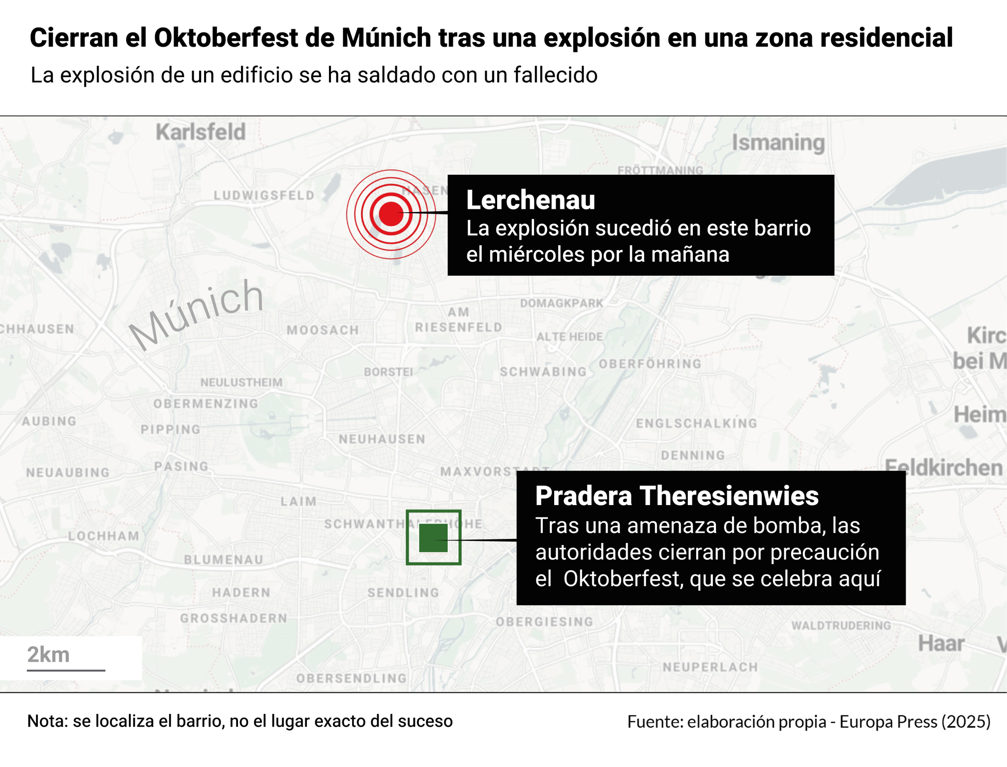 La amenaza por la cual se pospuso la apertura del Oktoberfest (Crédito: EuropaPress)