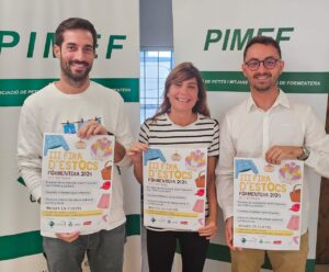 Presentación de la III Fira d'Estocs en Formentera con carteles y participantes