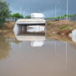 Tras el caos por las lluvias, el Govern estudia c&oacute;mo evitar nuevas inundaciones en la autov&iacute;a del aeropuerto de Ibiza