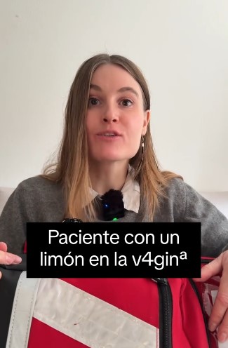 Médica hablando sobre un caso insólito de urgencias en Ibiza.