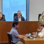 Reunión del pleno del Ayuntamiento de Ibiza discutiendo la emergencia por tormenta.
