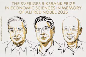 Premio Nobel de Econom&iacute;a 2025: Joel Mokyr, Philippe Aghion y Peter Howitt ganan por su teor&iacute;a sobre la innovaci&oacute;n