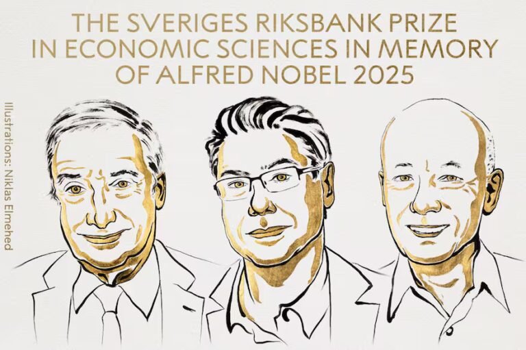 Premio Nobel de Economía 2025: Joel Mokyr, Philippe Aghion y Peter Howitt ganan por su teoría sobre la innovación