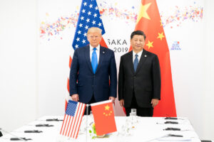 Donald Trump y Xi Jinping en reunión del G20 en Japón