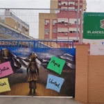 Puerta del colegio Irlandesas de Loreto en Sevilla